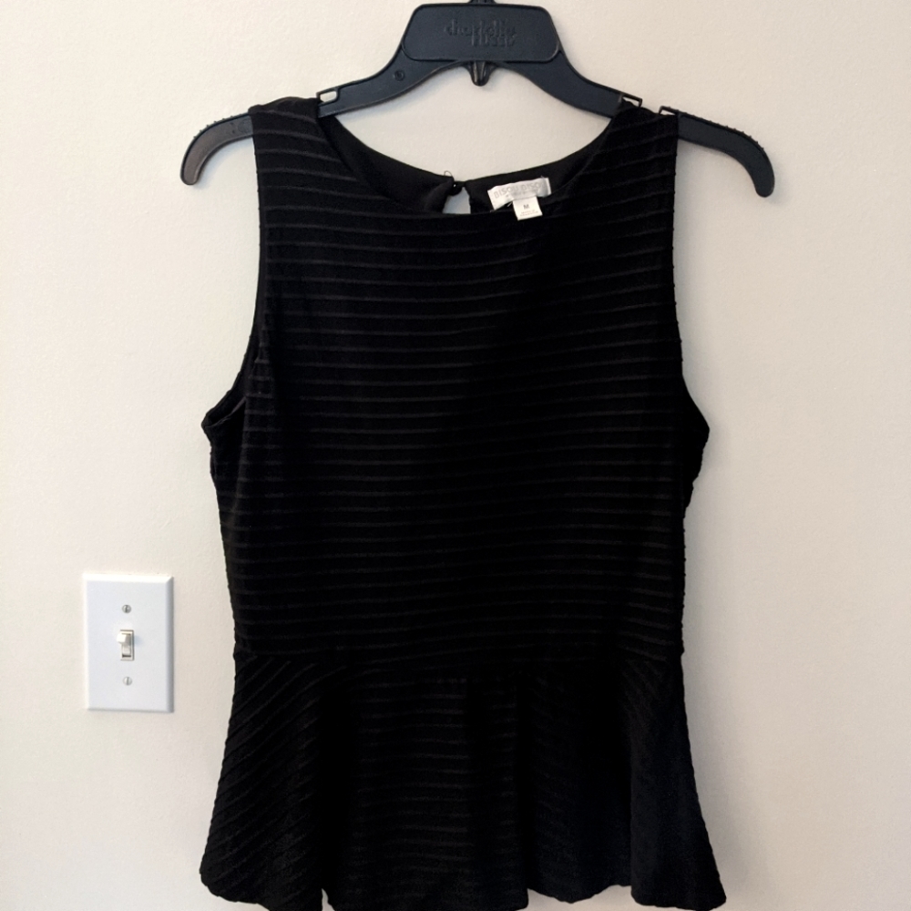 Peplum tank dress blouse